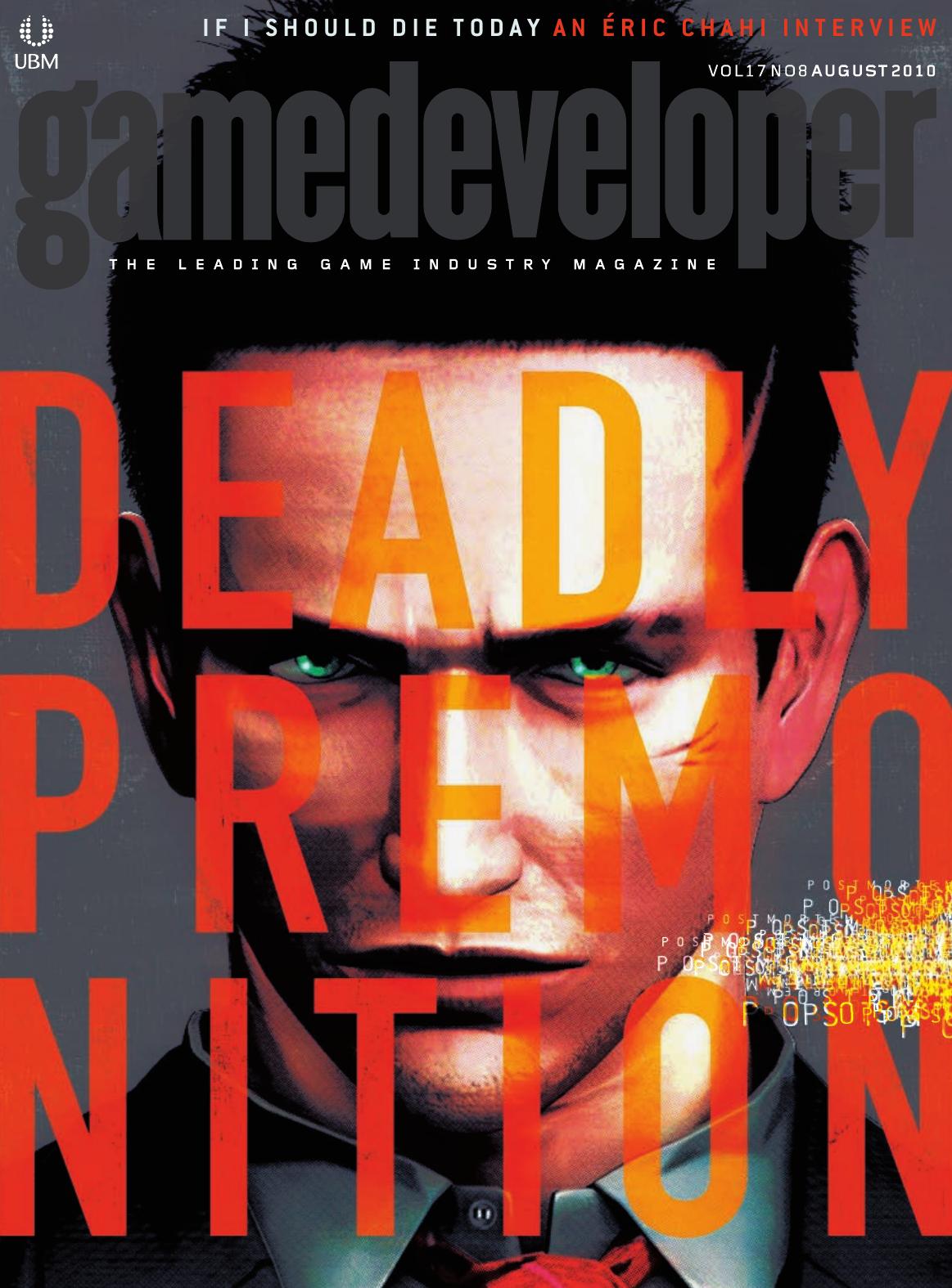 Game Developer August 2010 8th Edition Simon Carless Brandon Sheffield