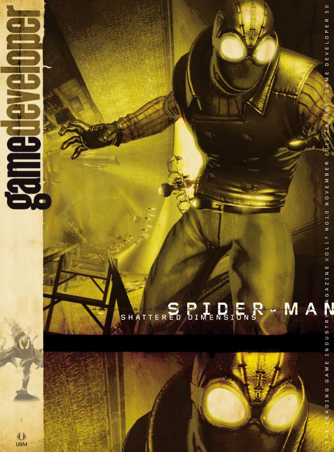 Game Developer November 2010 10th Edition Simon Carless Brandon Sheffield