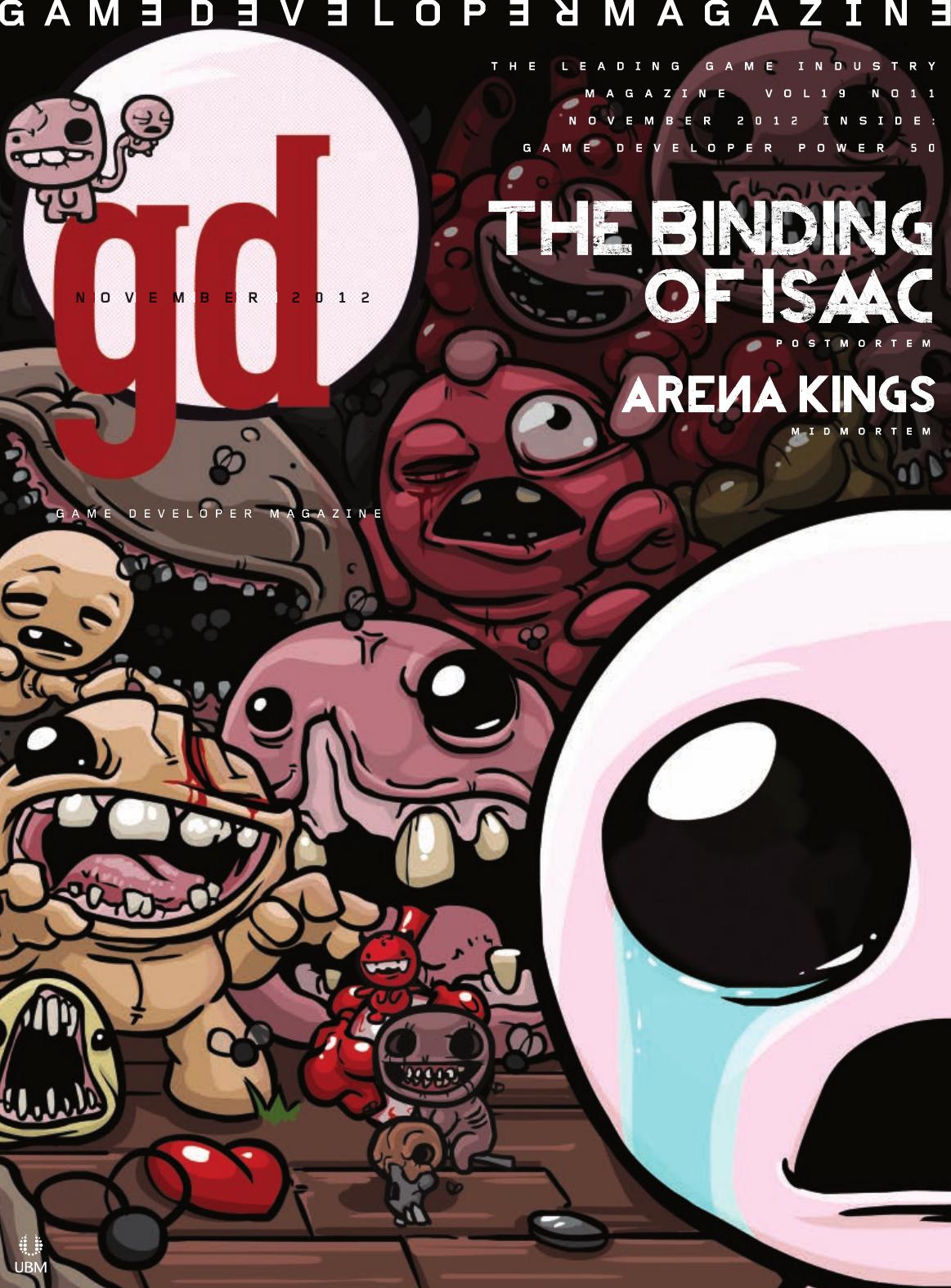 Game Developer November 2012 11th Edition Simon Carless Brandon Sheffield