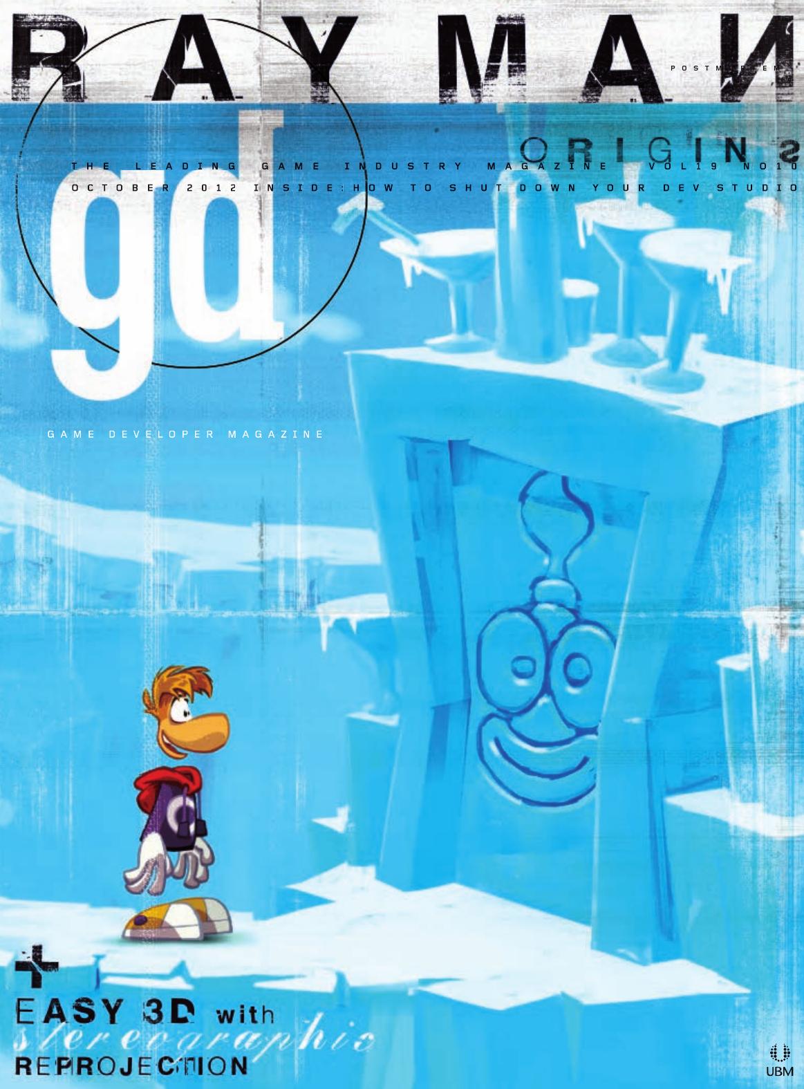 Game Developer October 2012 10th Edition Simon Carless Brandon Sheffield