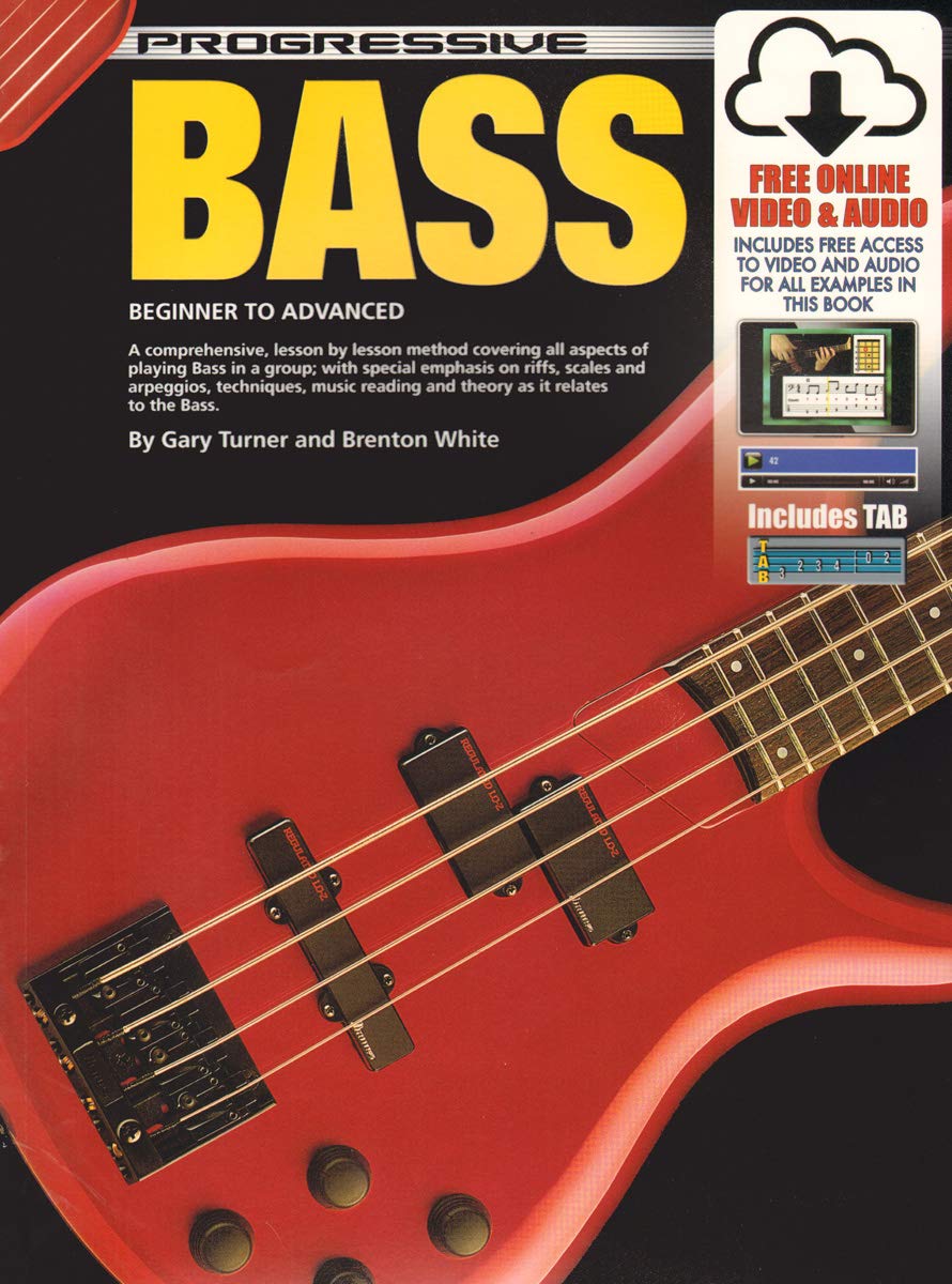 Progressive Bass Guitar For Beginner To Advanced Students Papcom Gary Turner