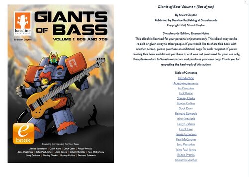 Giants Of Bass Volume 1 60s 70s Clayton Stuart