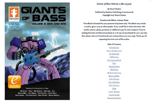Giants Of Bass Volume 2 80s 90s Stuart Clayton