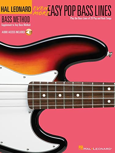 Even More Easy Pop Bass Lines Supplement To Any Bass Method Book Cd Various