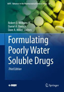 Formulating Poorly Water Soluble Drugs 3rd Edition Robert O Williams Iii