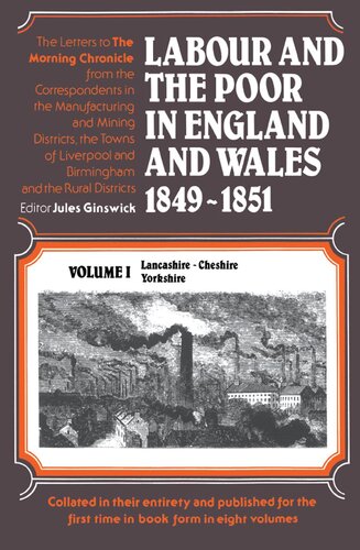 Labour And The Poor In England And Wales 18491851 Jules Ginswick