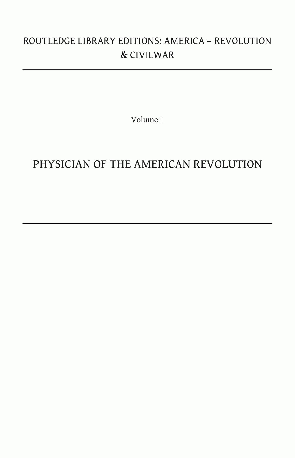 Physician Of The American Revolution Jonathan Potts Richard L Blanco