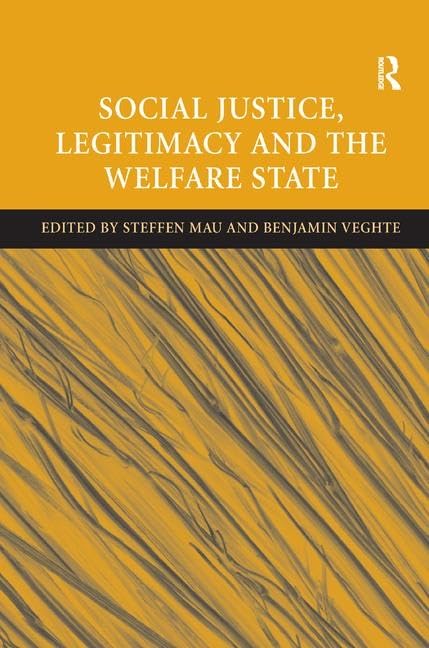 Social Justice Legitimacy And The Welfare State Benjamin Veghte