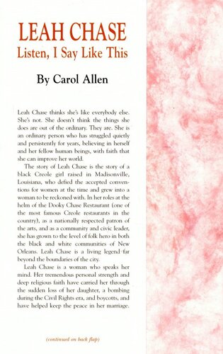 Leah Chase Carol Allen