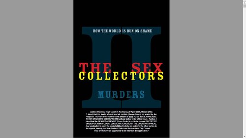 The Sex Collectors How The World Is Run On Shame Vol Ii Murders Greg Hallett