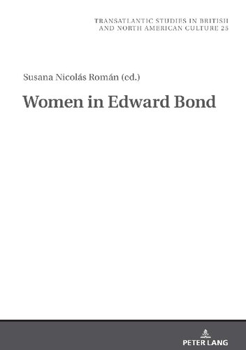 Women In Edward Bond Susana Nicols Romn Editor