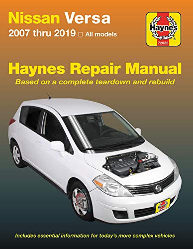 Nissan Versa 2007 Thru 2019 Haynes Repair Manual Illustrated Editors Of Haynes Manuals