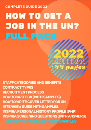 How To Get A Job At The Un 2022 New Full Guide 2022th Edition United Nations