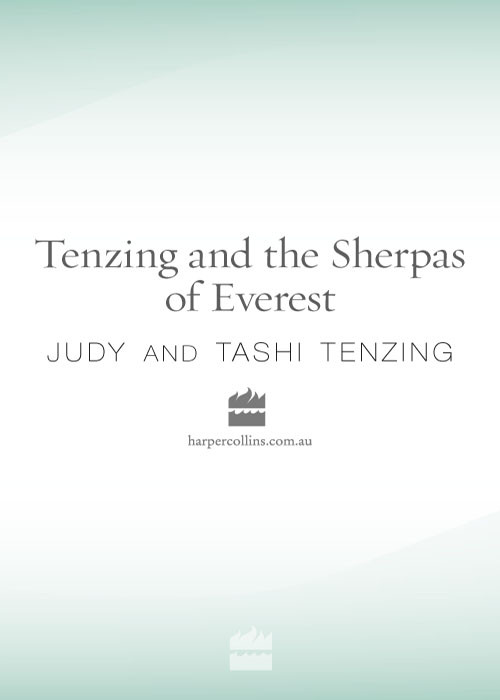 Tenzing And The Sherpas Of Everest Tenzing Tashi