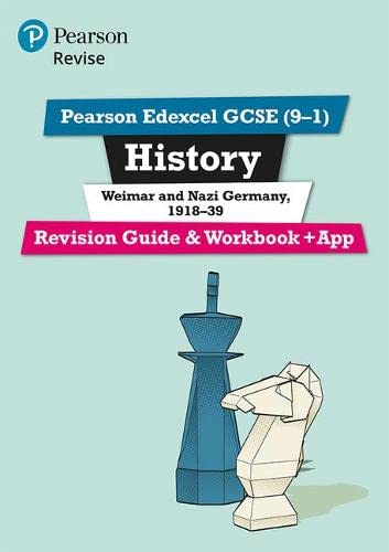 Revise Edexcel Gcse 91 History Weimar And Nazi Germany Revision Guide And Workbook Victoria Payne