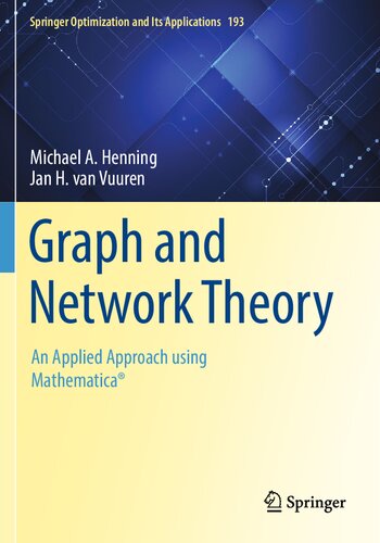 Graph And Network Theory An Applied Approach Using Mathematica 1st Edition Michael A Henning