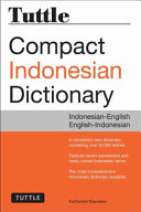 Tuttle Compact Indonesian Dictionary Indonesianenglish Englishindonesian Katherine Davidsen