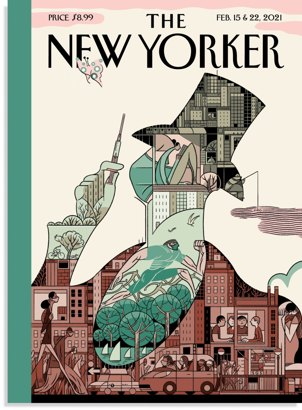 The New Yorker Magazine 15th 22nd February 2021 David Remnick Editor In Chief