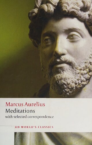 Meditations With Selected Correspondence 1st Edition Marcus Aurelius Trans Robin Hard