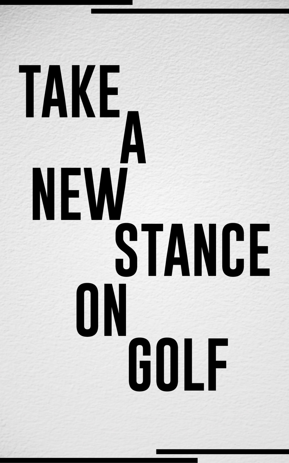 Take A New Stance On Golf Bill Crews