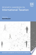 Research Handbook On International Taxation Yariv Brauner