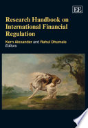 Research Handbook On International Financial Regulation Kern Alexander
