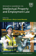 Research Handbook On Intellectual Property And Employment Law N Bruun