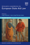 Research Handbook On European State Aid Law Leigh Hancher Juan J Piernas Lpez
