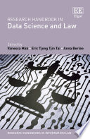 Research Handbook In Data Science And Law Vanessa Mak Eric T T Tai