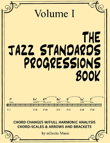 The Jazz Standards Progressions Book Volume I Sample Incomplete Coll