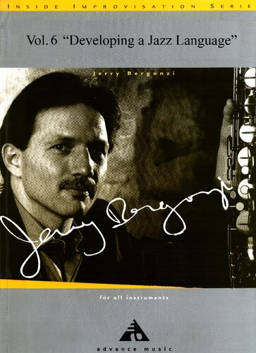 Vol 6 Developing A Jazz Language Bergonzi Jerry