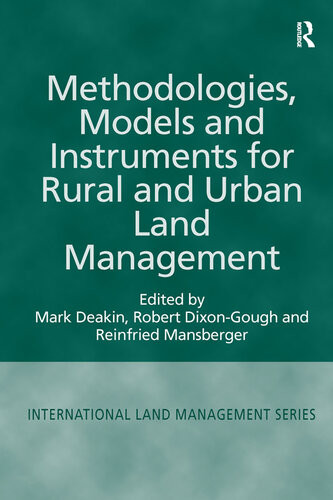 Methodologies Models And Instruments For Rural And Urban Land Management Eds Mark Deakin