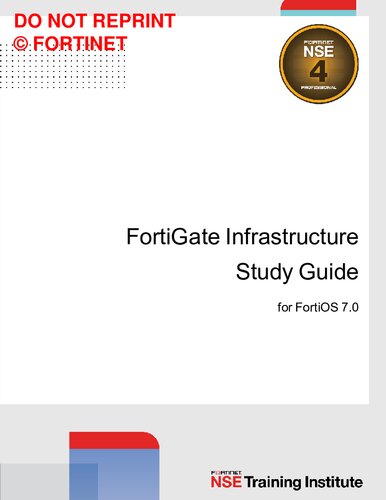 Fortigate Infrastructure Study Guide V70 Fortinet