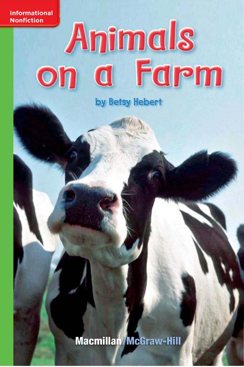 Animals On A Farm Betsy Hebert