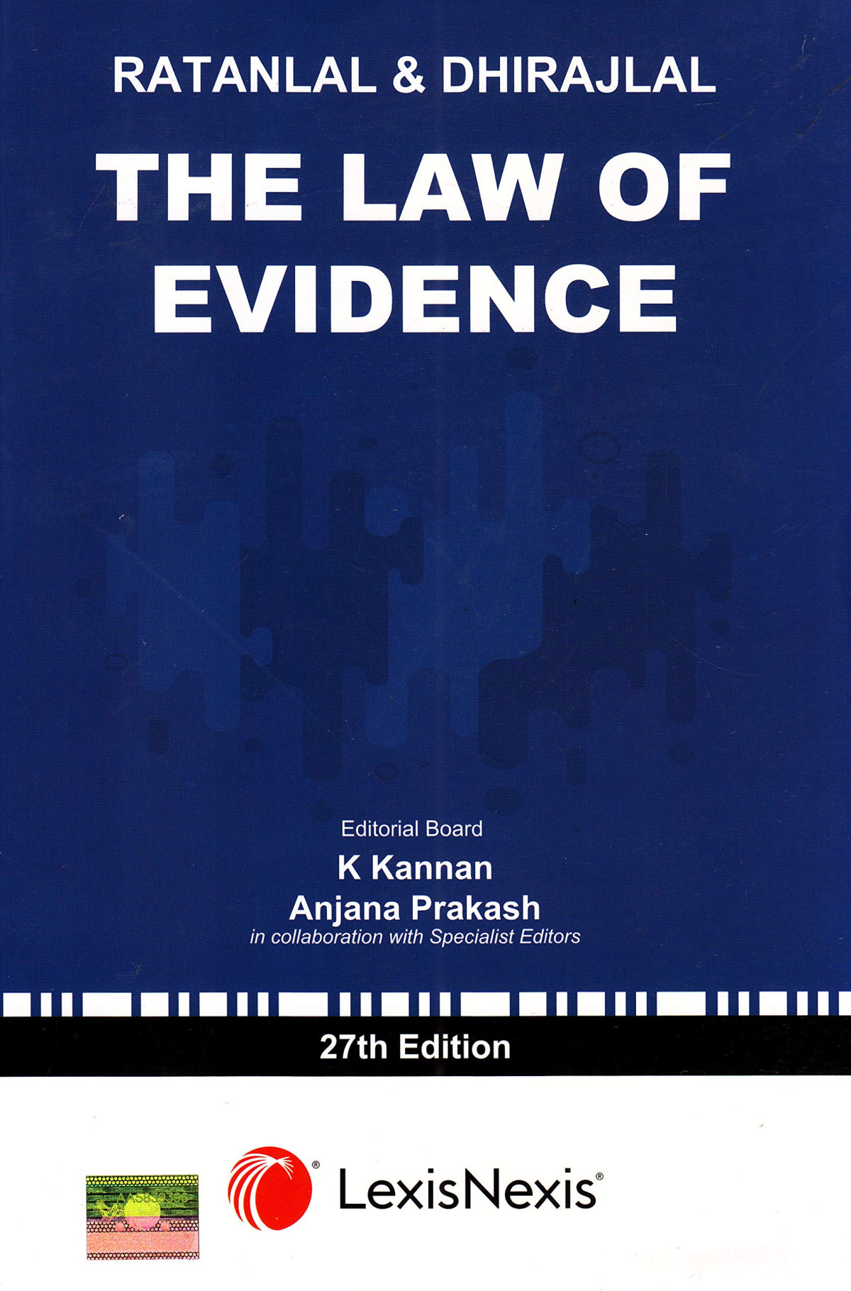 The Law Of Evidence 27th Edition Ratanlal Dhirajlal