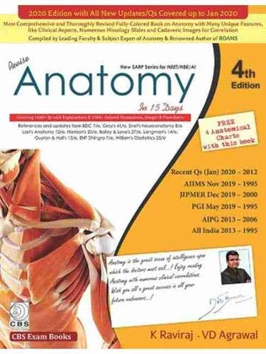 Anatomy New Sarp Series For Neetnbeal 4th Edition K Raviraj