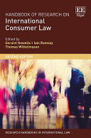Handbook Of Research On International Consumer Law 2nd Edition Geraint G Howells