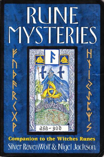 Rune Mysteries Companion To The Witches Runes Second Printing Silver Ravenwolf