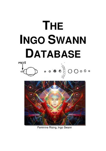 Ingo Swanns Complete Database Swann Ingo