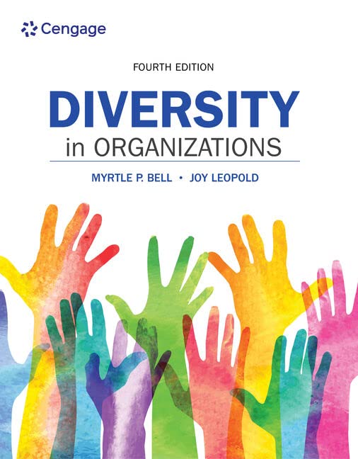 Diversity In Organizations 4th Edition Myrtle P Bell Joy Leopold