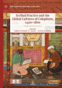 Scribal Practice And The Global Cultures Of Colophons 14001800 Christopher D Bahl