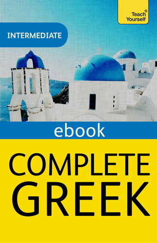 Complete Greek Teach Yourself Aristarhos Matsukas