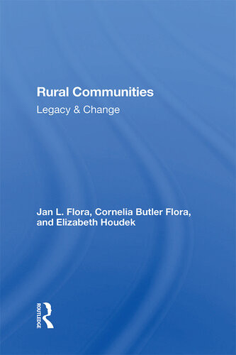 Rural Communities Study Guide Jan L Flora Cornelia Flora Elizabeth Houdek