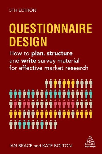 Questionnaire Design 5th Edition Kate Bolton Ian Brace