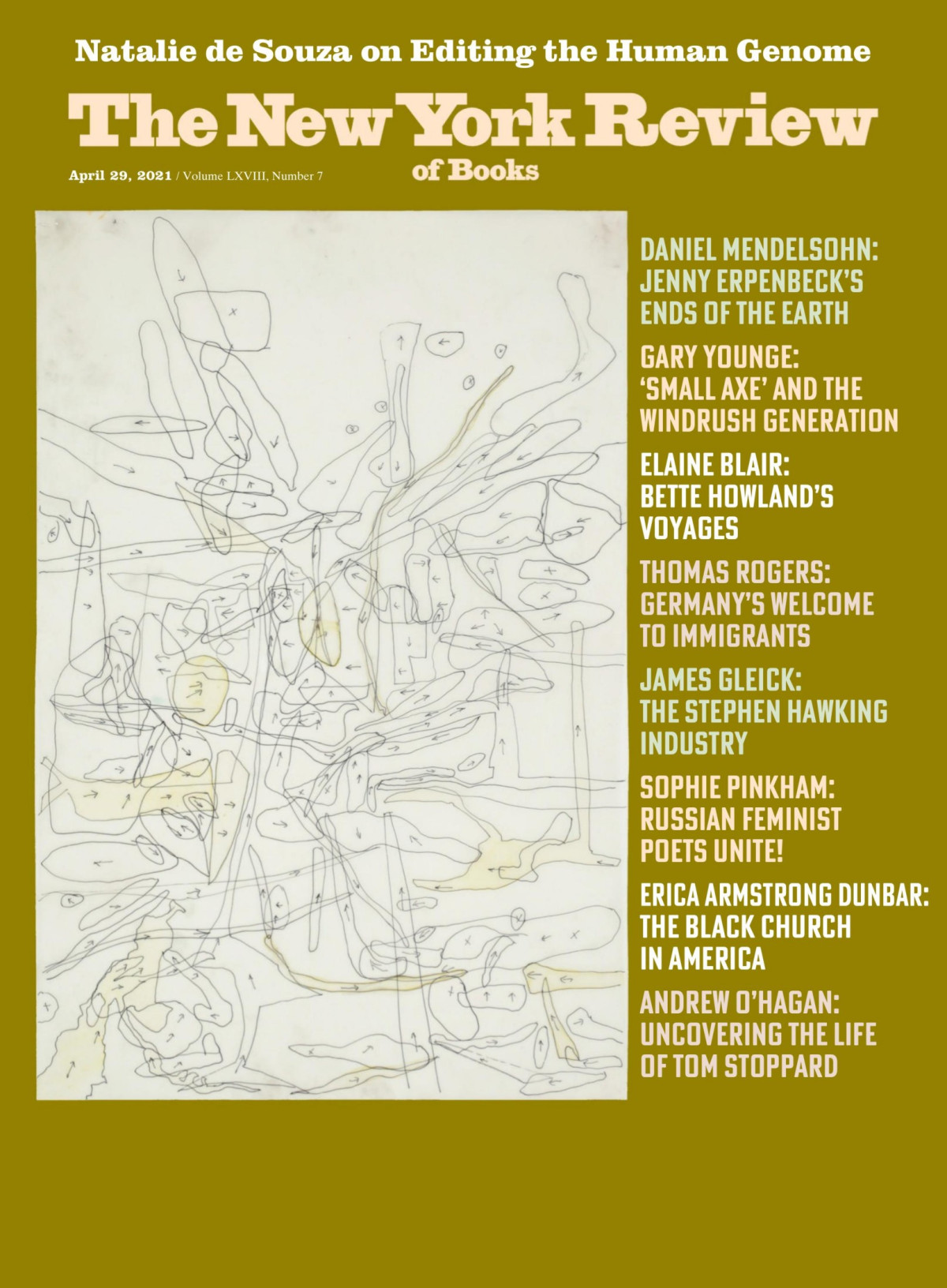 The New York Review Of Books Vol Lxviii 7 29th April 2021 Emily Greenhouse Editor In Chief
