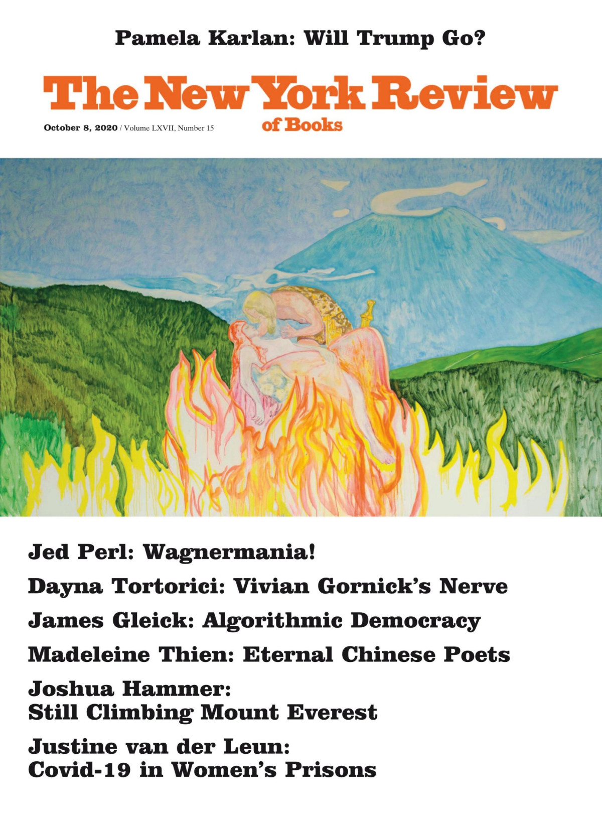 The New York Review Of Books Vol Lxvii 15 8th October 2020 Emily Greenhouse Editor In Chief