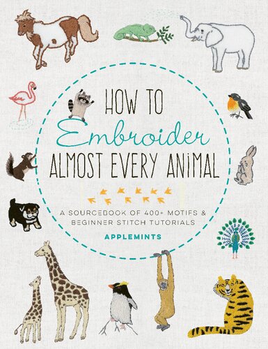 How To Embroider Almost Every Animal Mieko Sasaki Applemints