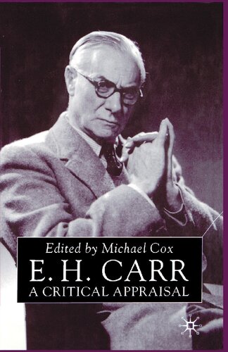 Eh Carr A Critical Appraisal Michael Cox