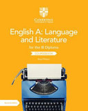 English A Language And Literature For The Ib Diploma Coursebook Brad Philpot