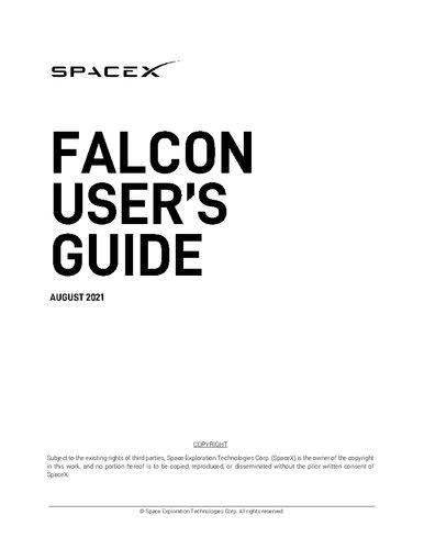 Falcon Users Guide Spacex